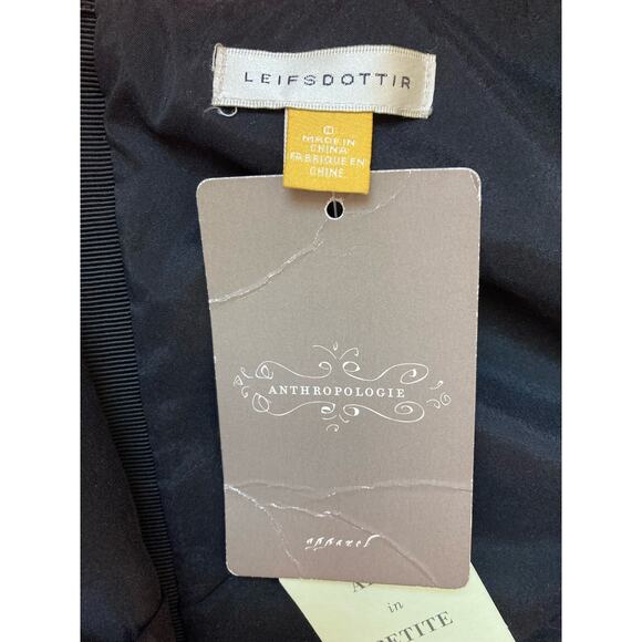 NEW Anthropologie Leifsdottir Starlit Stripes Dress Size 0 Sequin Fit and Flare - Picture 9 of 10